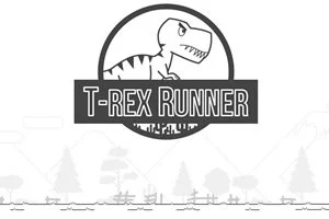 T-rex Runner - Black & White